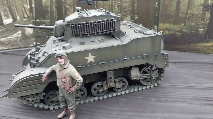 M5A1 Stuart VI Coolbank 1/16 Scale RC Tank