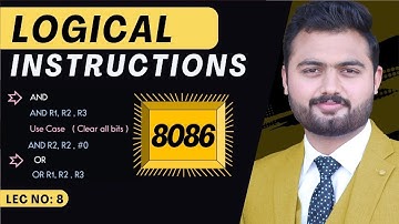 Logical Instructions (8086 microprocessor) | Computer Architecture and Organization