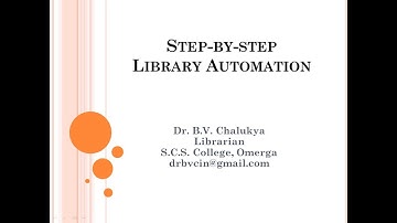 Step by step Library  Automation