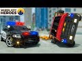 Police Car Helps Van full of Oranges | Wheel City Heroes | Street Vehicles Cartoon for Kids