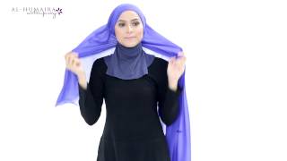 SURI shawl styling tutorial by Al-Humaira Contemporary