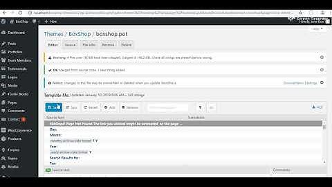 SkyGroup - Can not find a string in Loco Translate