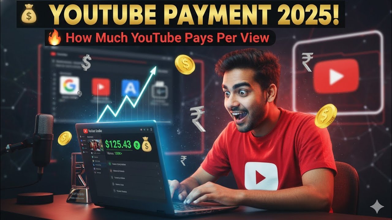 How Much YouTube Pays Per View in 2025 | Complete Earning Guide - YouTube