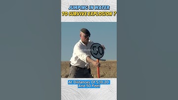 Can Water Save You from an Explosion? 🌊💥 #mythbusted #shorts