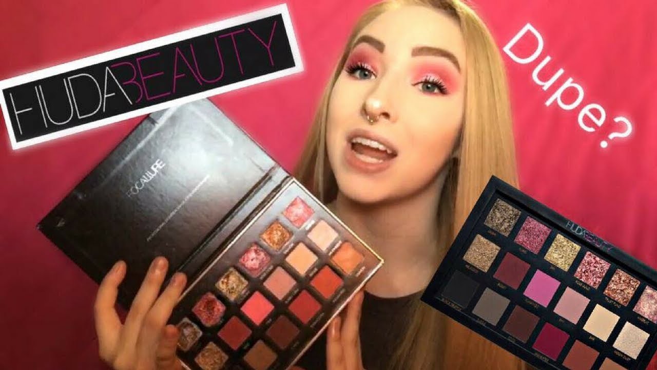 Huda Beauty Rose Gold Palette Dupe, Swatches, & Look