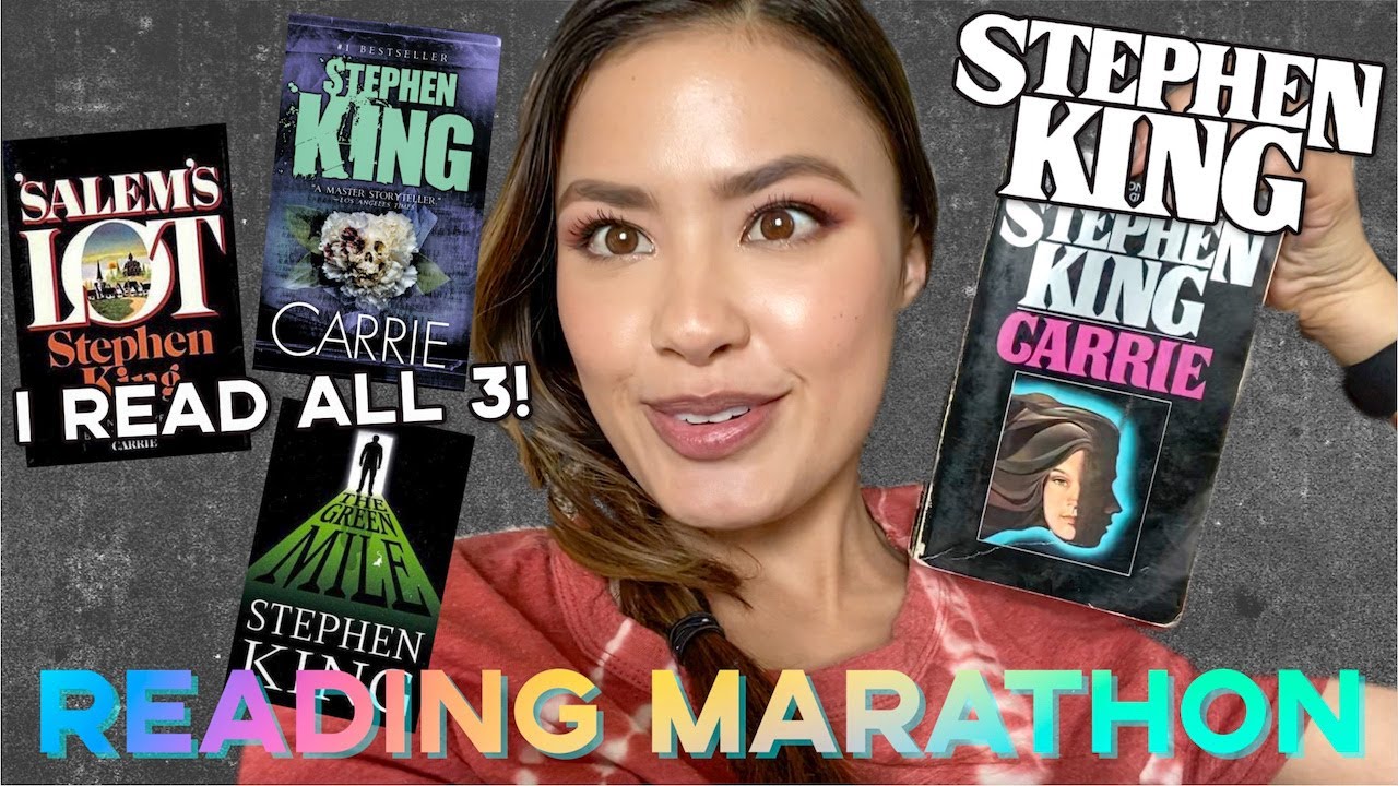 Марафон чтения выходного дня с участием Стивена Кинга (видеоблог) | Кэрри, Салемс Удел и Зелёная ...