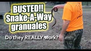 BUSTED!: Snake-A-Way granules #snake #education