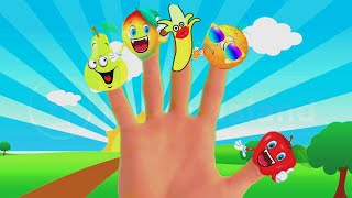 Learn fruits name with finger family song!!