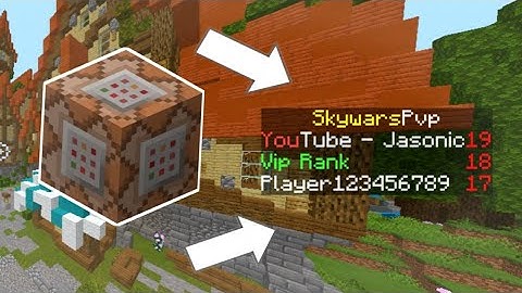 ✅MCPE | Server Display Scoreboard Command Tutorial
