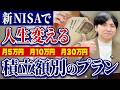 積立金額で人生の自由度はどう変わるのか！新NISAを続けた時の働き方と資産の関係を具体的に解説！