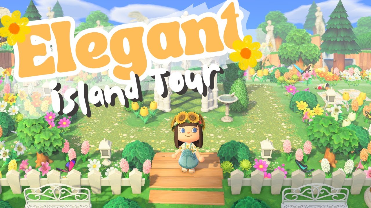 Touring Gardenia | Elegant Spring Core Island DA Tour | ACNH Animal ...