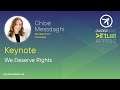 Keynote: We Deserve Rights - Chloé Messdaghi