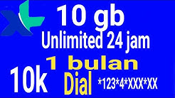 Kuota xl 10 gb unlimited 24 jam 1 bulan cuma 10k sikat sebelum kehabisan - Durasi: 5.49. 