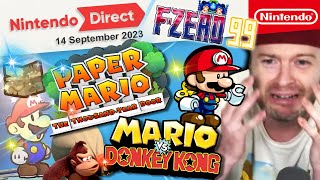 🔴 NINTENDO DIRECT 14.09.2023 🎇 Domtendos Reaktion