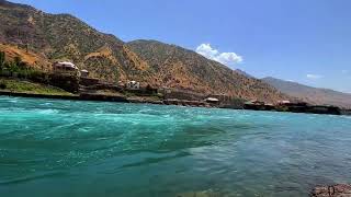Река Вахш,город Нурек,Таджикистан