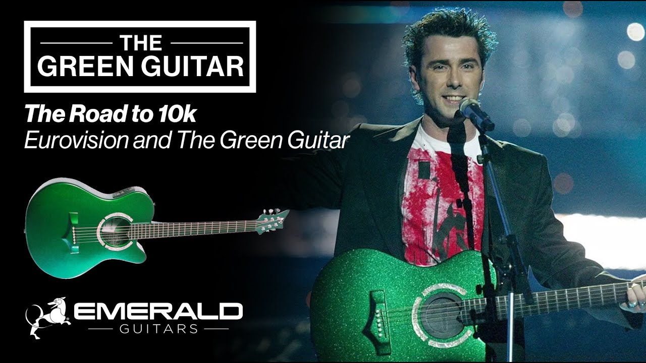 Eurovision and The Green Guitar - Emerald Guitars