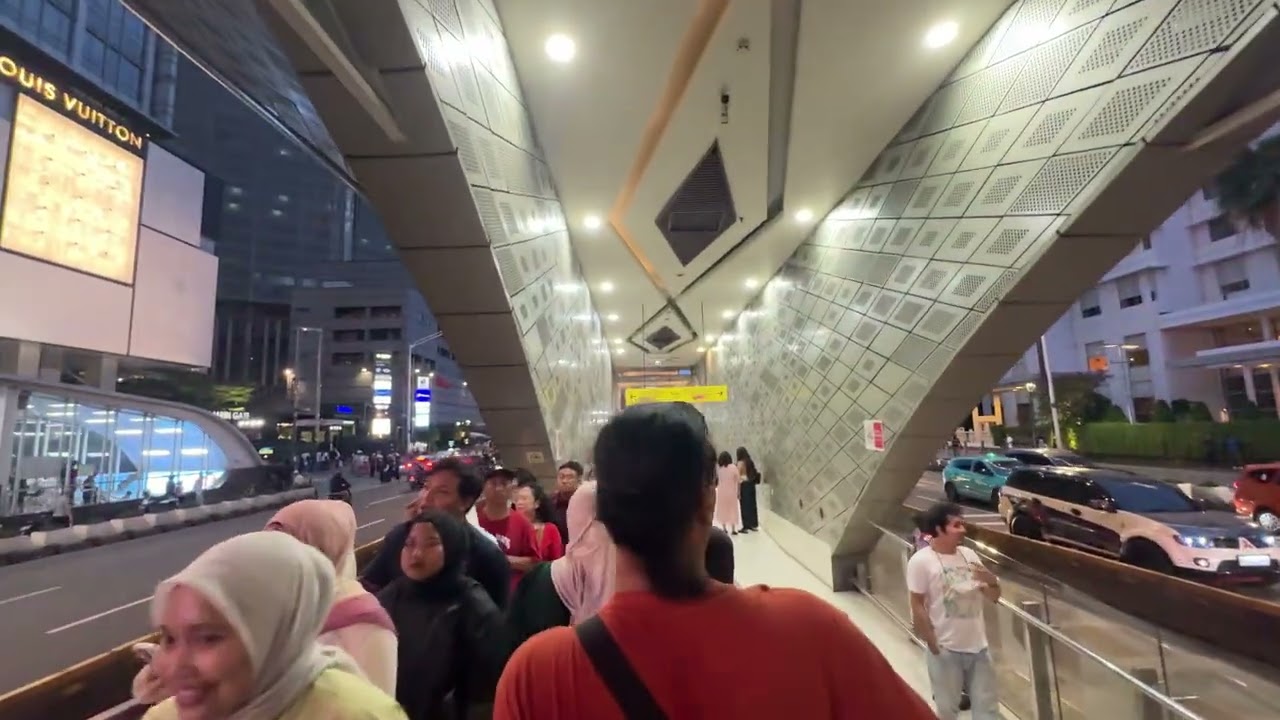 Jakarta at Christmas Night