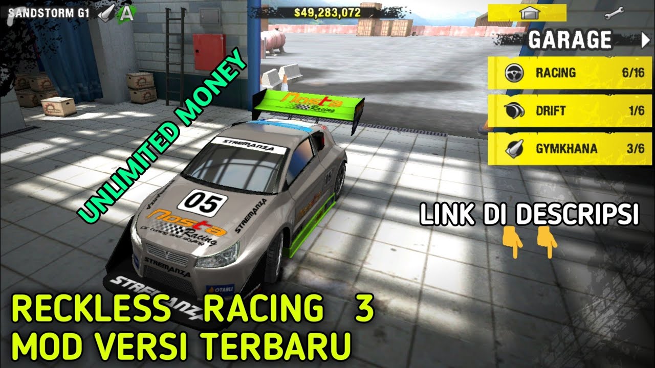 RECKLESS RACING 3 MOD VERSI TERBARU | UNLIMITED MONEY