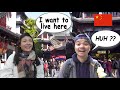 This is china  first day in shanghai