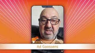 tv oranje app videoboodschap - ad goossens
