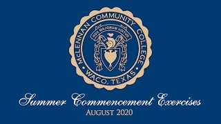McLennan Community College's Summer 2020 Commencement