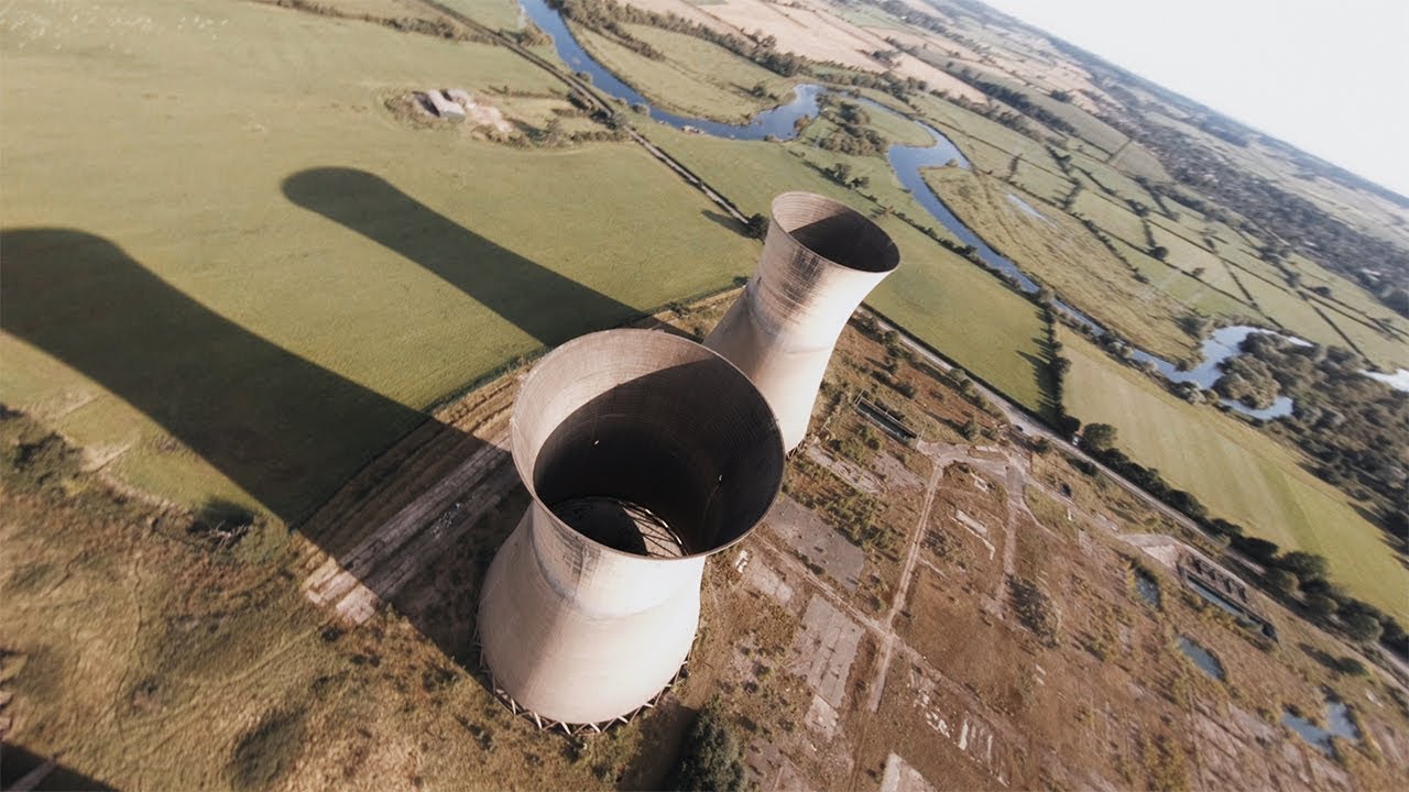 FPV Drone - Diving into abandoned power plants - YouTube