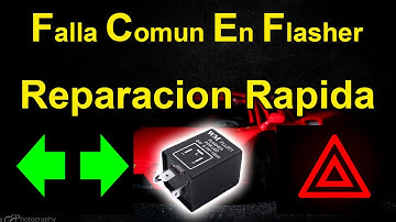 Como Reparar Flasher o Modulo de Luces Intermitente o Parqueo