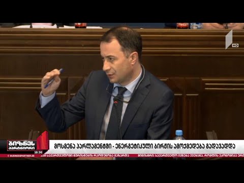 ენერგეტიკული ბირჟა - მოსმენა პარლამენტში