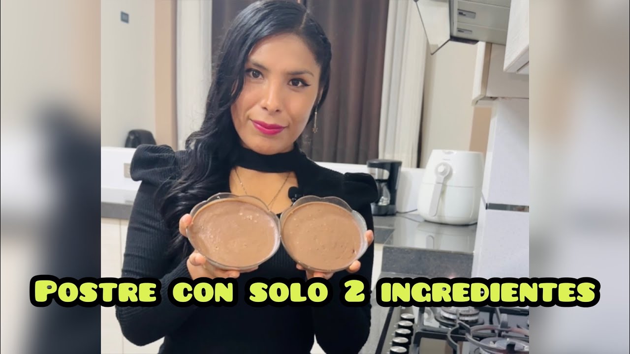 POSTRE CON SOLO 2 INGREDIENTES