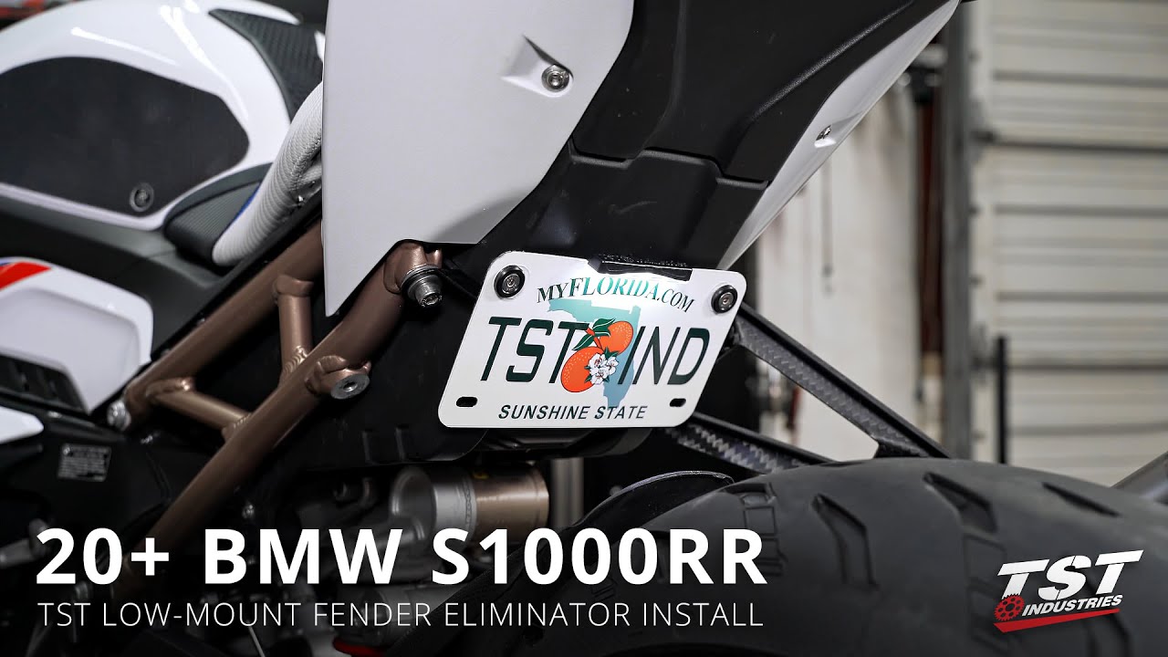 License Plate Holder For Bmw S1000rr 10-16 Motorcross Protect