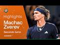 ZVEREV non perde tempo ed è al terzo turno, Machac non può nulla | HIGHLIGHTS | ROLAND GARROS 2026