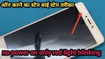 redmi note 4 red light blinking while charging||mi note 4 red light blinking solution