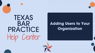 Adding Users to Your Organization