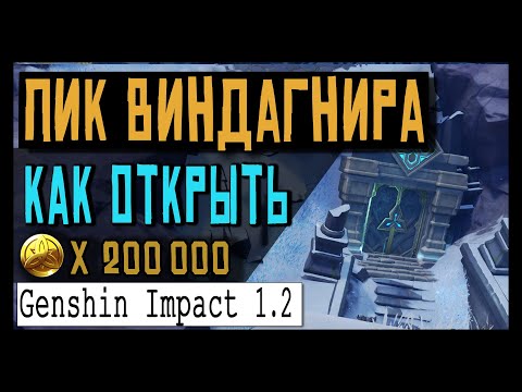 ✨Genshin Impact ➤ Подземелье драконьего хребта ➤ Как открыть Пик Виндагнира