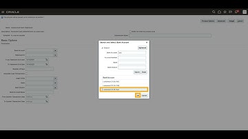 Automatic Bank Statement Reconciliation in Oracle Fusion Cash Management