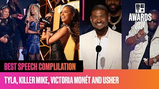 Usher, Tyla, Killer Mike & Victoria Monét Inspire and Empower With Their Wins | BET Awards '24