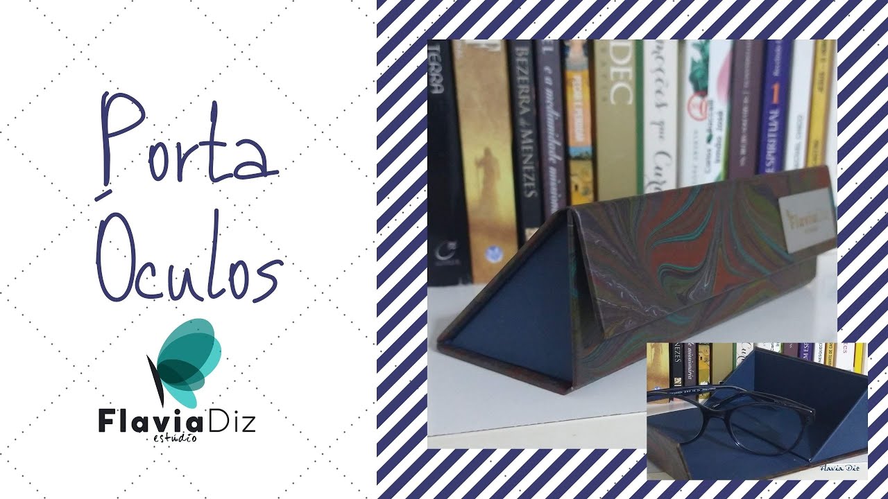 Live 05 - Porta óculos em cartonagem