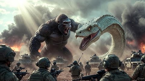 Giant Kong vs Tantaboa | Full Action Scene | Unreal Epic Fight”#kingkong #anacondamovie 