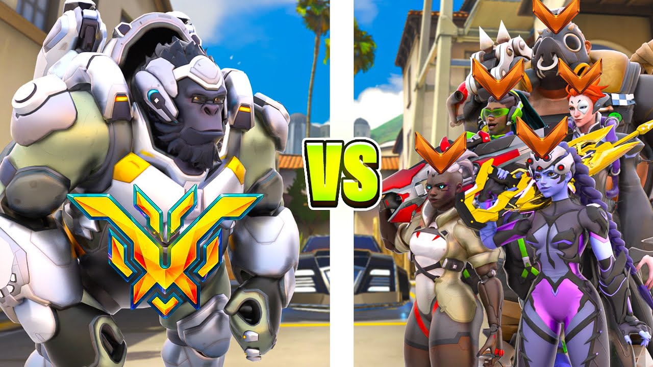 ونستن توب (برين) ضد خمسة لاعبين برونز 🥉 TOP500 WINSTON Vs 5 Bronze Players 🔥