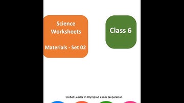 CBSE Science Class 6 Sample papers on "Sorting and Separation of Materials" - Set 02