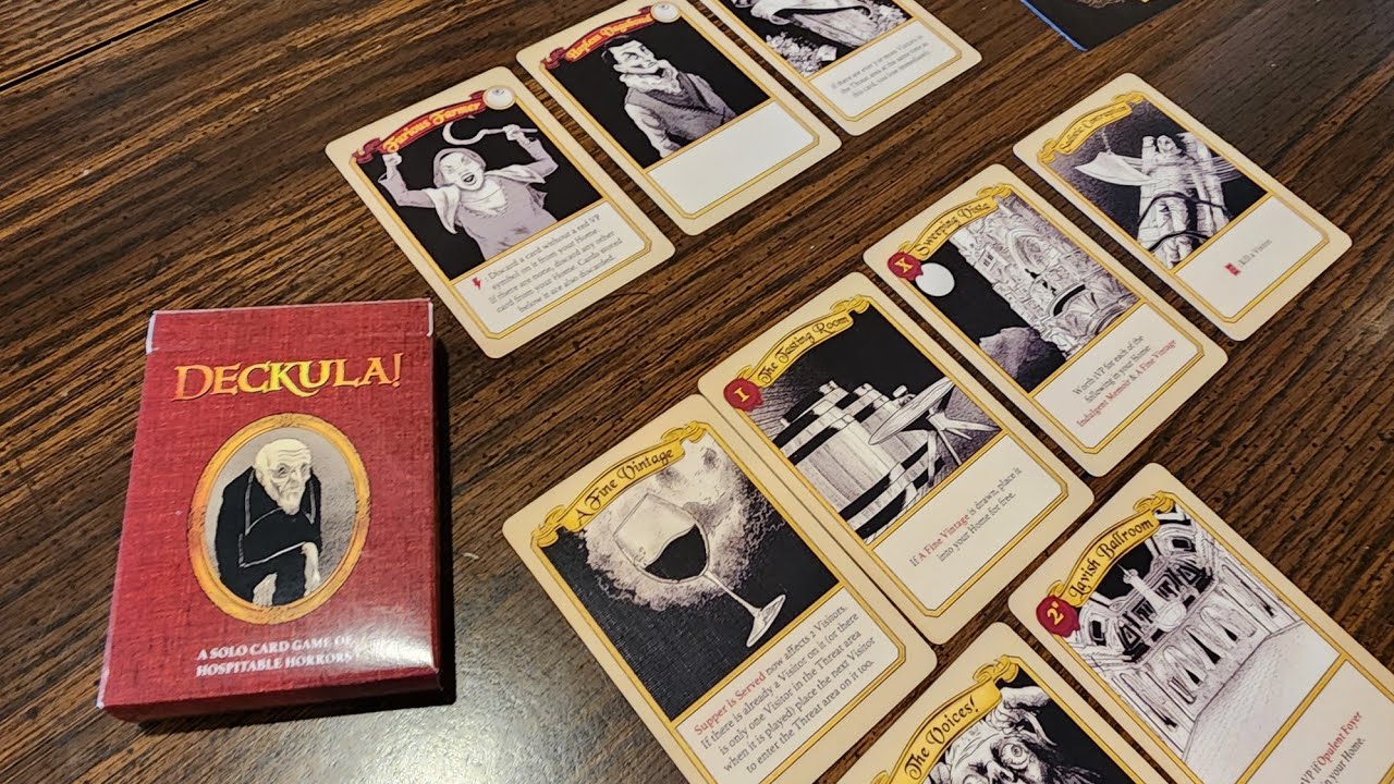 Deckula Card.pdf 🕸 How to play Deckula 🕸 - Solo Play and Review! - YouTube