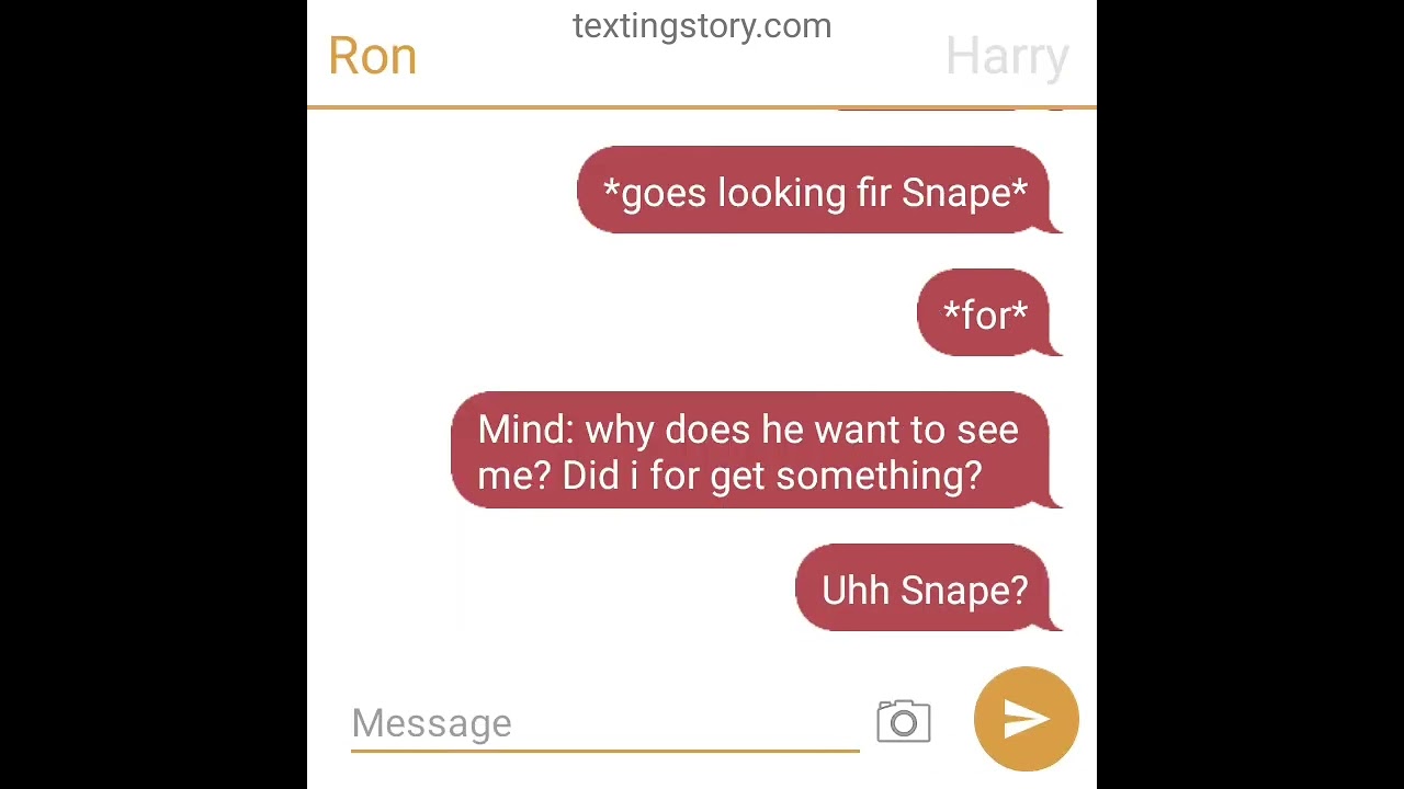 Snarry texting story