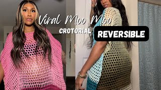 CROTORIAL 🧶 : Viral Moo Moo ! Reversible w straps