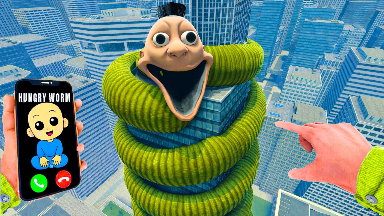 Something Terrifying Happens When Hungry Hamood Worm Snake Calls You In Garry's Mod