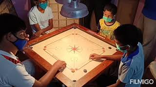 Carrom Practice Match  - 4.7.2021 - Basithkhan & Abhinav Vs Deveswaar  & Aakash  - B.No 3 & 4 screenshot 4