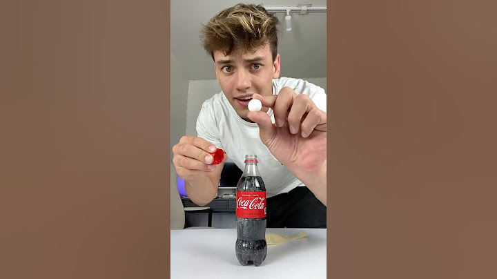 Coke & Mentos INSIDE a Bottle (BAD IDEA) 🤯