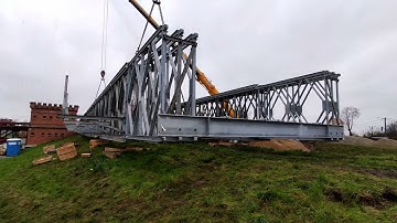 Acrow 700XS #temporarybridge I Most tymczasowy w Ścinawie