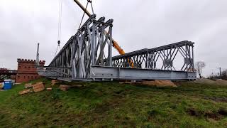 Acrow 700XS #temporarybridge I Most tymczasowy w Ścinawie