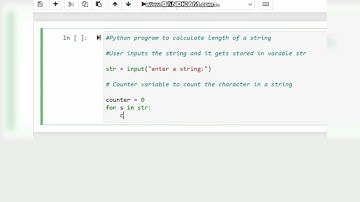 Python Program To calculate length of a String | Python | Programming Solutions