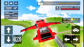 Mobil Terbang Transportasi | Flying Car Transport Simulator | Game Mobil screenshot 2
